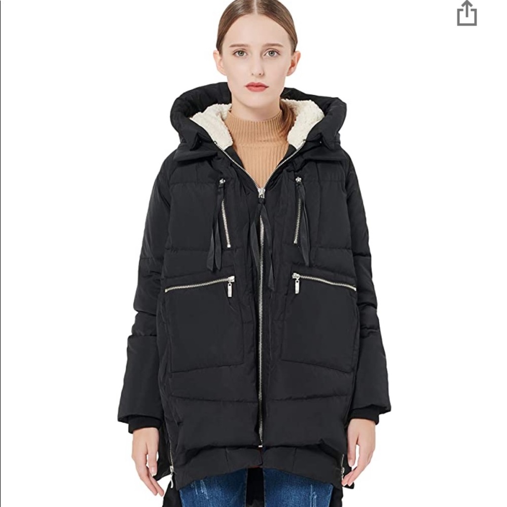 Brand new with tags Orolay Black Coat